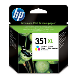 HP 351XL cartouche d'encre trois couleurs grande capacité authentique