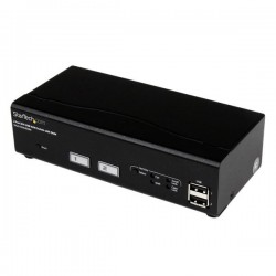 StarTech.com Switch KVM USB DVI 2 Ports avec Technologie Commutation Rapide et DDM - Câbles Inclus