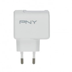 PNY P-AC-TC-WEU01-RB chargeur d'appareils mobiles Blanc Intérieure