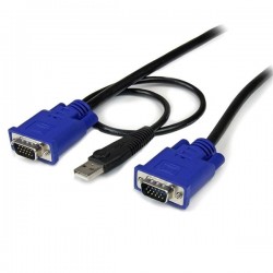StarTech.com Câble pour Switch KVM VGA avec USB 2 en 1 - 4.60m
