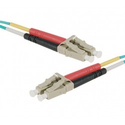 Générique ECF-393257 câble de fibre optique 15 m LC OM4 Couleur aqua