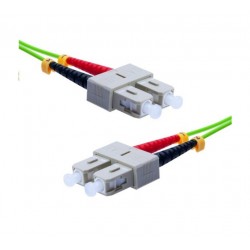Générique ECF-392906 câble de fibre optique 10 m SC OM5 Vert