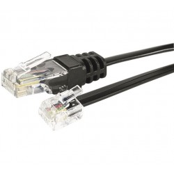 Générique ECF-285000 câble de réseau Noir 3 m
