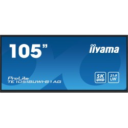 iiyama PROLITE Carte A numérique 2,67 m (105") LED Wifi 450 cd m² 5K Ultra HD Noir Écran tactile Intégré dans le processeur