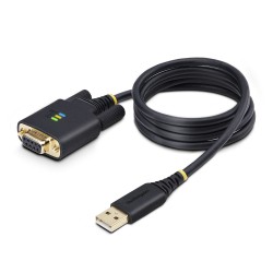 StarTech.com 1P3FFCNB-USB-SERIAL câble Série Noir 1 m USB Type-A DB-9