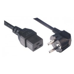 MCL Power Cable Black 2.0m Noir 2 m