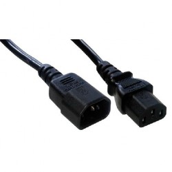 MCL MC902-1M câble électrique Noir Coupleur C14 Coupleur C13