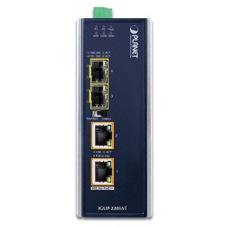 PLANET IGUP-2205AT convertisseur de support réseau 1000 Mbit s Multimode, Monomode Bleu