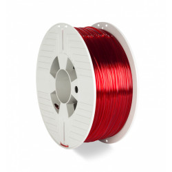 Verbatim 55054 matériel d'impression 3D PETg (polyéthylène téréphtalate glycolisé) Rouge, Transparent 1 kg