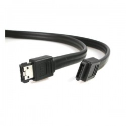 StarTech.com 6 Ft Shielded External eSATA to SATA Cable M M câble SATA Noir