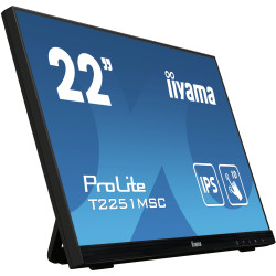 iiyama ProLite T2251MSC-B1 écran plat de PC 54,6 cm (21.5") 1920 x 1080 pixels Full HD LED Écran tactile Multi-utilisateur Noir