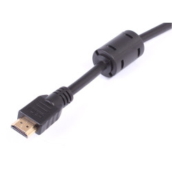 Uniformatic 12432 câble HDMI 1,8 m HDMI Type A (Standard) 2 x HDMI Type A (Standard) Noir