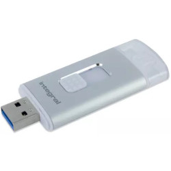 Integral INFD64GBMORESTOR lecteur USB flash 64 Go USB Type-A   Lightning 3.2 Gen 1 (3.1 Gen 1) Argent