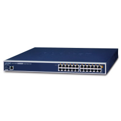 PLANET HPOE-1200G Géré Gigabit Ethernet (10 100 1000) Connexion Ethernet, supportant l'alimentation via ce port (PoE) 1U Bleu