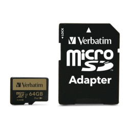 Verbatim Pro+ 64 Go MicroSDHC MLC Classe 10