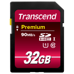 Transcend 32GB SDHC Class 10 UHS-I 32 Go NAND Classe 10
