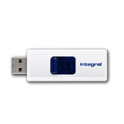 Integral Slide USB Flash Drive 16GB lecteur USB flash 16 Go USB Type-A 2.0 Blanc