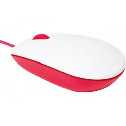 SOURIS BLANCHE ROUGE OFFICIELLE POUR RASPBERRY PI