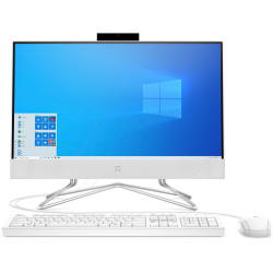 HP 22-df0097n Intel® Core™ i3 54,6 cm (21.5") 1920 x 1080 pixels 4 Go DDR4-SDRAM 1128 Go HDD+SSD PC All-in-One Windows 10 Home