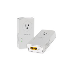 NETGEAR PLP2000-100FRS Adaptateur réseau CPL 2000 Mbit s Ethernet LAN Blanc 2 pièce(s)