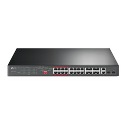 TP-Link TL-SL1226P Non-géré Gigabit Ethernet (10 100 1000) Connexion Ethernet, supportant l'alimentation via ce port (PoE) 1U