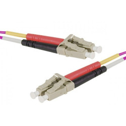 Hypertec 392532-HY câble de fibre optique 15 m LC OM4 Rose